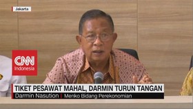 VIDEO: Tiket Pesawat Masih Mahal, Darmin Turun Tangan