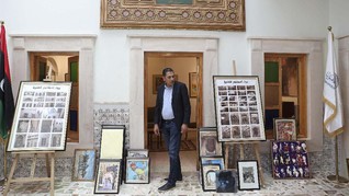 FOTO: Geliat Seni di Tengah Kecamuk Perang Tripoli