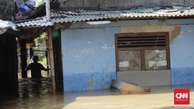 Banjir Kiriman Katulampa, Pejaten Timur Terendam 1,5 Meter