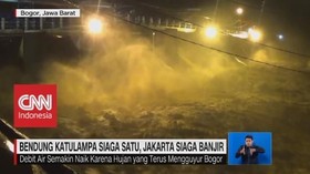VIDEO: Bendung Katulampa Siaga 1, Jakarta Siaga Banjir
