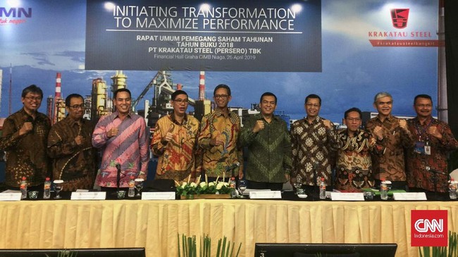 Pemegang saham PT Krakatau Steel Tbk mengangkat dua direksi baru, salah satunya menggantikan posisi pejabat yang ditangkap KPK terkait kasus korupsi.