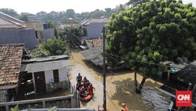 Banjir di Pejaten Timur, 243 Keluarga Mengungsi
