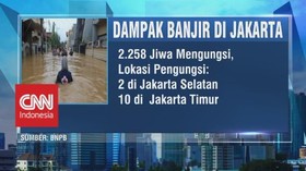 VIDEO: Ini Dampak Banjir di Jakarta, 2 Orang meninggal