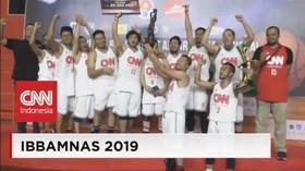 VIDEO: Tim Basket CNN Indonesia Kokoh Juara di Ibbamnas 2019