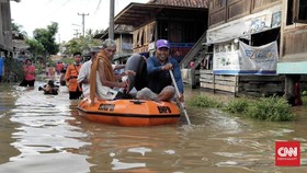 Banjir Terjang Sumsel, Puluhan Rumah Terendam