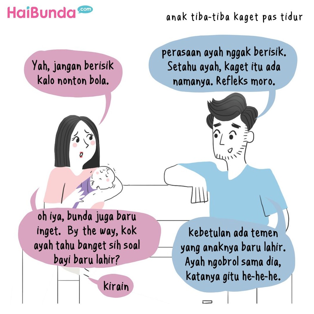 Beginilah kekhawatiran Bunda di komik ini setelah kakak lahir. Kalau Bunda, kekhawatiran sebagai ibu baru apa yang pernah dialami?