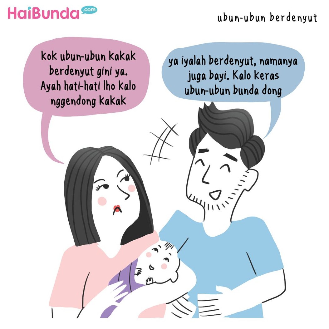 Beginilah kekhawatiran Bunda di komik ini setelah kakak lahir. Kalau Bunda, kekhawatiran sebagai ibu baru apa yang pernah dialami?
