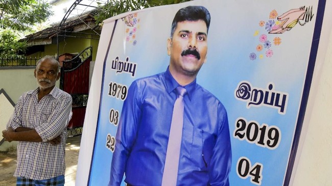 Ramesh Raju dikenang bak pahlawan setelah tewas ketika mengadang pengebom yang hendak menjalankan aksinya di Gereja Zion, Sri Lanka, pada Hari Paskah lalu.