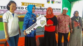 ACT dan LSM Jepang Resmikan 160 Hunian Korban Tsunami Palu