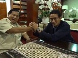 Prabowo Jadi Menteri Berkinerja Baik, Sandiaga: Selamat, Bos!