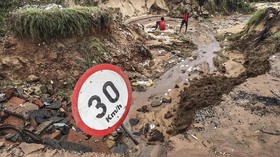 FOTO: Keganasan Badai Kenneth yang Menerjang Mozambik