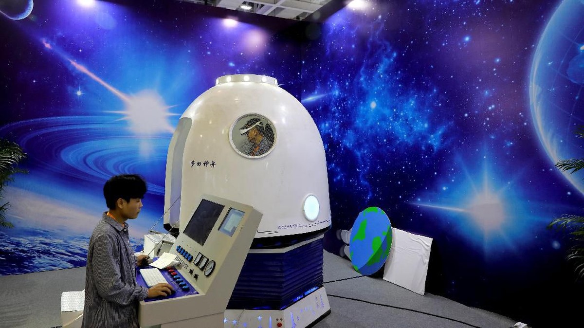 FOTO: China 'Berlomba' Ciptakan Teknologi Antariksa