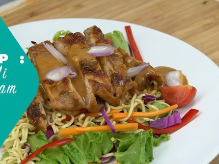 Resep Salad Mi Sate Ayam