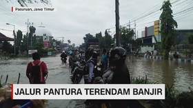VIDEO: Jalur Pantura Tutup Total Karena Banjir