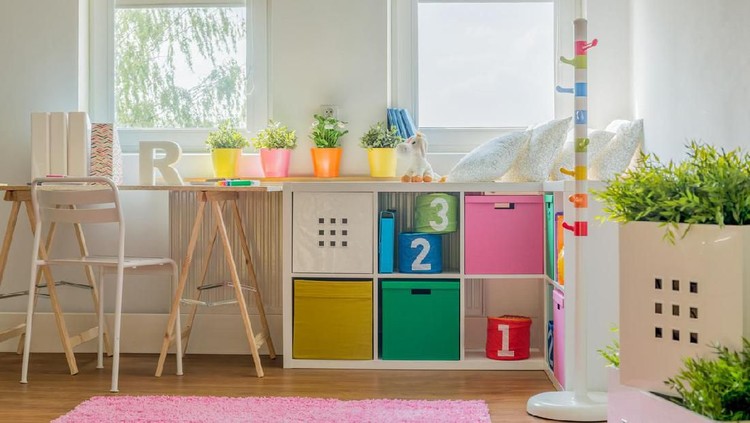 Picture of colorful decoration in kids room