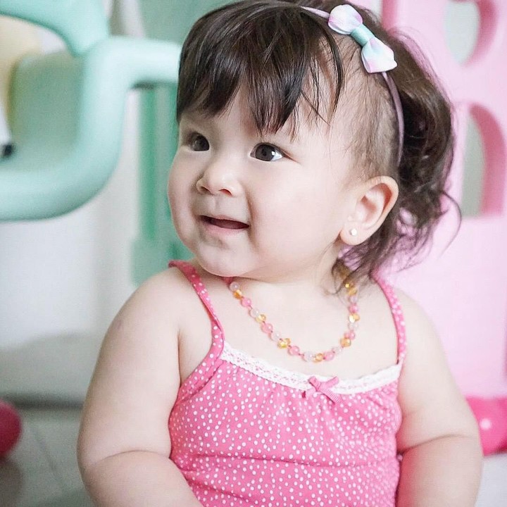 <span class="im">Vechia lahir pada 29 April 2018 dengan persalinan normal. (Foto: Instagram @frandaaa87)</span>