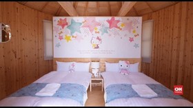 VIDEO: Kelucuan Restoran dan Hotel Hello Kitty di Jepang