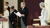FOTO: Jejak Terakhir Akihito di Singgasana Kekaisaran Jepang Kaisar Jepang, Akihito (85) resmi turun takhta setelah tiga dekade memimpin pada Selasa (30/4).