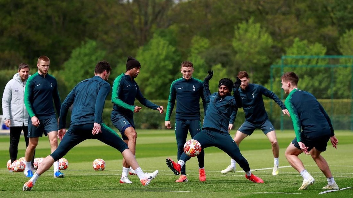 FOTO: Mengintip Persiapan Tottenham vs Ajax