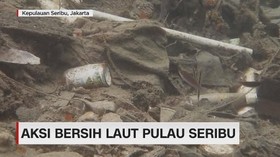 VIDEO: Aksi Bersih-bersih Laut Pulau Seribu