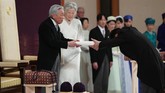 FOTO: Jejak Terakhir Akihito di Singgasana Kekaisaran Jepang Kaisar Jepang, Akihito (85) resmi turun takhta setelah tiga dekade memimpin pada Selasa (30/4).
