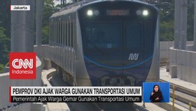 VIDEO: Pemprov DKI Ajak Warga Gunakan Transportasi Umum