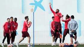 FOTO: Jelang Laga Panas Barcelona vs Liverpool