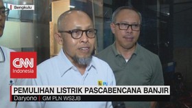 VIDEO: PLN Telah Memulihkan 71% Listrik di Wilayah Bencana