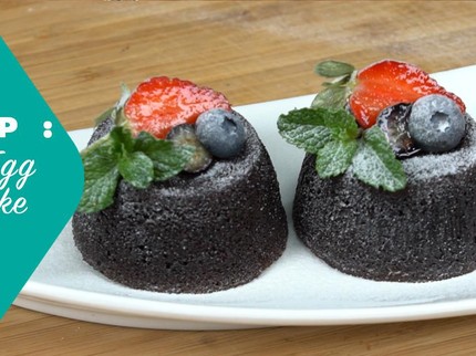 Resep Salted Egg Lava Cake