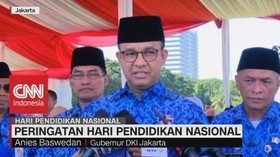 VIDEO: Gubernur DKI Anies Hadiri Upacara Hardiknas di Monas