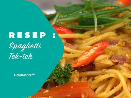 Resep Spaghetti Tek-tek