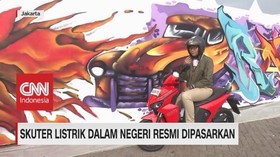 VIDEO: Inilah, 'Penampakan' Skuter Listrik Karya Anak Bangsa