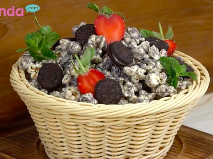 Resep Cookies and Cream Popcorn, Camilan Legit Pas buat Keluarga