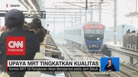 VIDEO: Gerbong MRT Akan Bertambah di Jam Sibuk