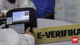 FOTO: Simulasi e-Voting untuk Pemilu di Gedung BPPT Untuk menyempurnakan kecepatan dan ketepatan dalam proses pemilu berbasis e-voting, BPPT pun melakukan simulasi, Jumat (3/5).