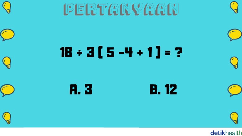 Teka teki Matematika Ini Butuh Ketelitian Bisa Jawab Semuanya