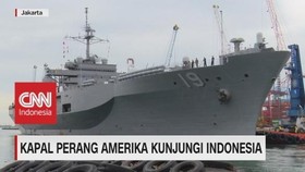 VIDEO: Kapal Perang USS Blue Ridge Amerika Kunjungi Indonesia