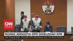 VIDEO: Ruang Anggota DPR Muhammad Nasir Digeledah KPK