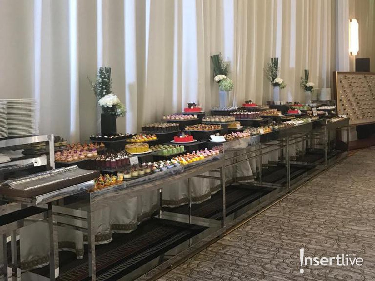 Syahrini dan Reino Barack menggelar acara mewah bertajuk Dinner Silaturahmi sebagai bentuk perayaan pernikahan di Hotel Four Season&comma; Jakarta&comma; Jumat &lpar;4&sol;5&rpar;&period;