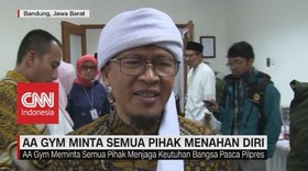 VIDEO: Aa Gym Minta Semua Pihak Menahan Diri