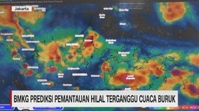 VIDEO: BMKG Prediksi Pemantauan Hilal Terganggu Cuaca Buruk