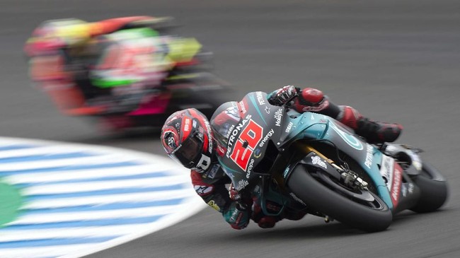 Pebalap muda Petronas Yamaha Fabio Quartararo menjadi yang tercepat pada latihan bebas pertama (FP1) MotoGP Prancis 2019 dengan mengalahkan Andrea Dovizioso.