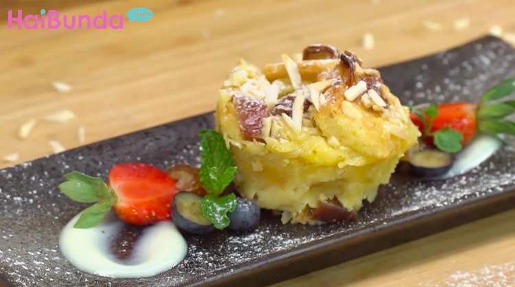 Menu Buka Puasa Manisnya Kurma Almond Bread Pudding Menu Buka Puasa Manisnya Kurma Almond Bread Pudding