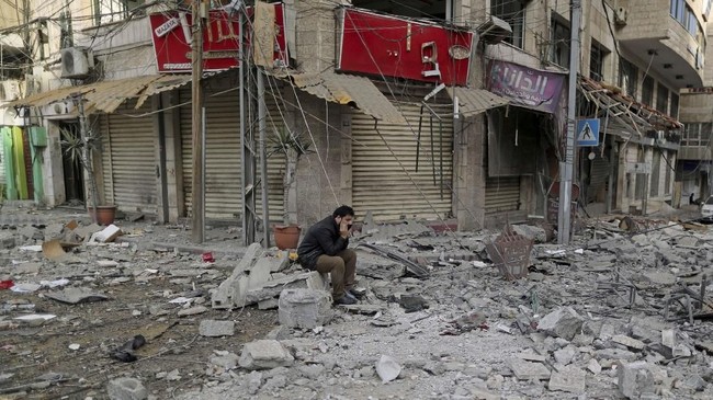FOTO: Saling Serang Israel-Hamas Jelang Ramadan