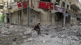 FOTO: Saling Serang Israel-Hamas Jelang Ramadan Israel dan Hamas di sebagai penguasa Jalur Gaza masih terus saling serang menjelang hari pertama bulan Ramadan, sebelum keduanya menyepakati gencatan senjata.