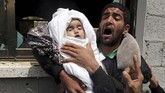 FOTO: Saling Serang Israel-Hamas Jelang Ramadan Israel dan Hamas di sebagai penguasa Jalur Gaza masih terus saling serang menjelang hari pertama bulan Ramadan, sebelum keduanya menyepakati gencatan senjata.