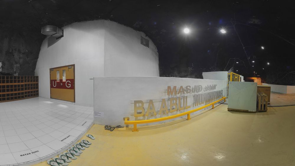 Selain Masjid, terdapat juga gereja bawah tanah yang dibangun pada 2014 lalu selesai dan digunakan mulai tahun 2015. (Dok. PT Freeport Indonesia)