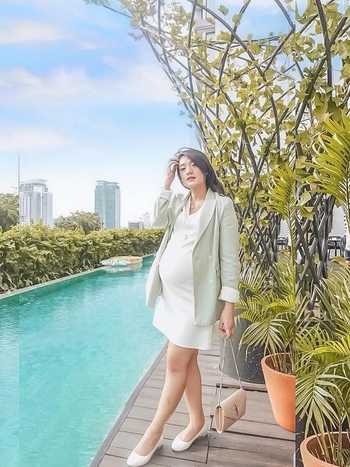 Istri Raditya Dika&comma; Anissa Aziza&comma; baru saja melahirkan anak pertama yang diberi nama Alinea Ava Nasution&period; Berikut foto-foto kecenya saat tengah mengandung&period;