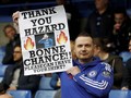 Diminta Suporter Bertahan di Chelsea: Hazard Geleng Kepala
