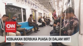VIDEO: Buka Puasa di Dalam MRT, Warga Harus Patuhi Aturan